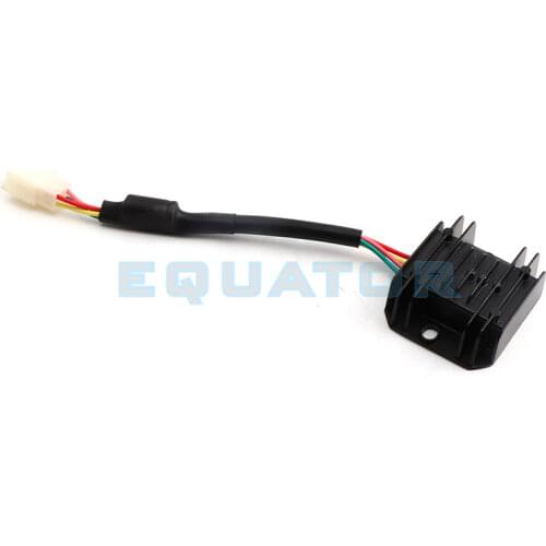 Motorcycle dirt pit bik parts female plug 4 Wires 12V Voltage Regulator Rectifier ATV GY6 50 150cc Scooter Moped JCL NST TAOTAO