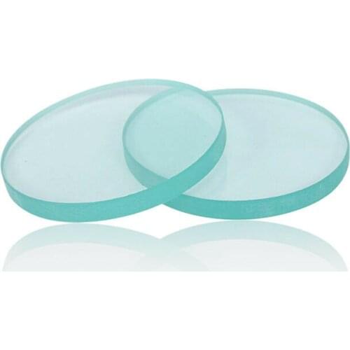 2PCS 40 ~ 70mm Armoured Tempering Toughened Glass Stalinite Plat Lens Tempered Glass Lenses Boiler Windows Lentes