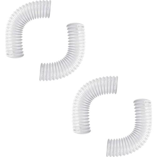 4 Pcs Lower Nozzle Hose,1-1/2 Inch Replacement Floor Lower Nozzle Hose For Shark Rotator Vacuum Cleaner NV341, NV470 Etc
