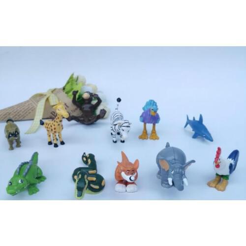 50pcs/lot Cute Assembly dinosaurios de juguete Animal Doll Dinosaur Elephant Capsule Toys Cartoon Education Toy Home Decoration