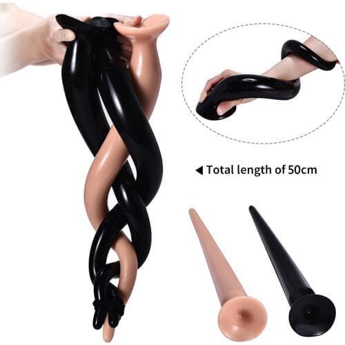 70cm XL Super Long Anal Plug Dildo Butt Plug Adult Sex Toys For Men Prostate Massgaer Anus Dilator Vagina Stimulator Masturbator