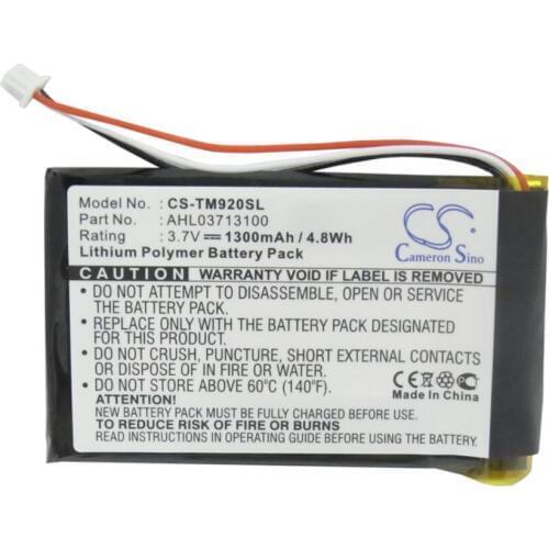 Cameron Sino 1300mah battery for TOMTOM 340S LIVE XL Go 920 Go 920T Go XL330 One XL 340 AHL03713100 batteries