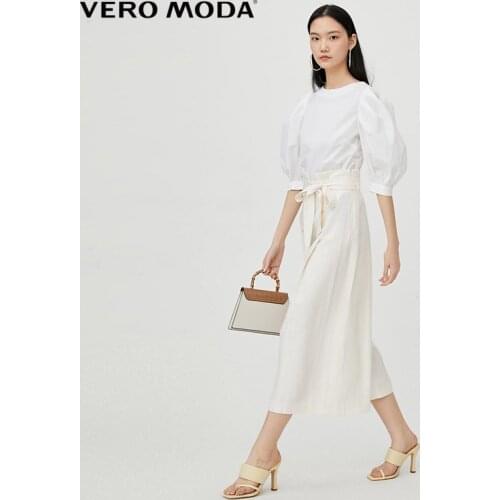 Vero Moda Women Double Breasted Wide Leg Pants |32026J526
