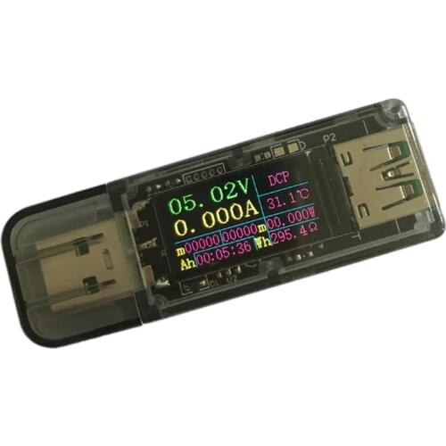 DC Digital 30v 5A USB Battery Tester Voltage current power capacity Meter QC 2.0 3.0 FCP AFC DCP Detector power bank monitor