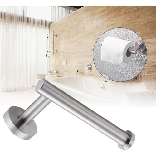 Kitchen Roll Holder, Paper Towel Dispenser Under Cabinet, Wall Mounted Stainless-Steel Tissue Hanger Towel Rack For Toilet Hotel