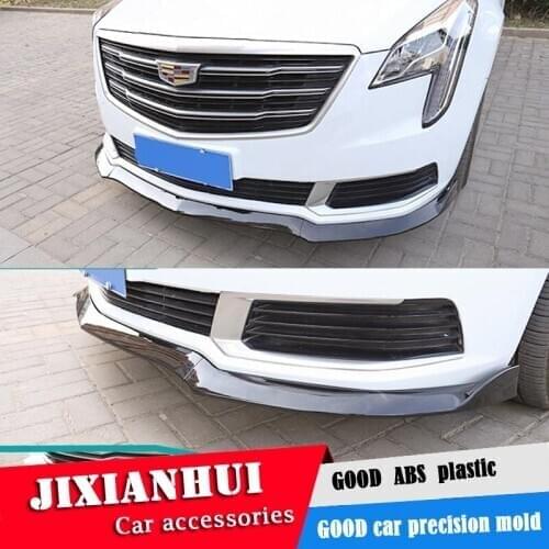 For Cadillac ATS Body kit spoiler 2018-2019 For Cadillac ATS ABS Rear lip rear spoiler front Bumper Diffuser Bumpers Protector