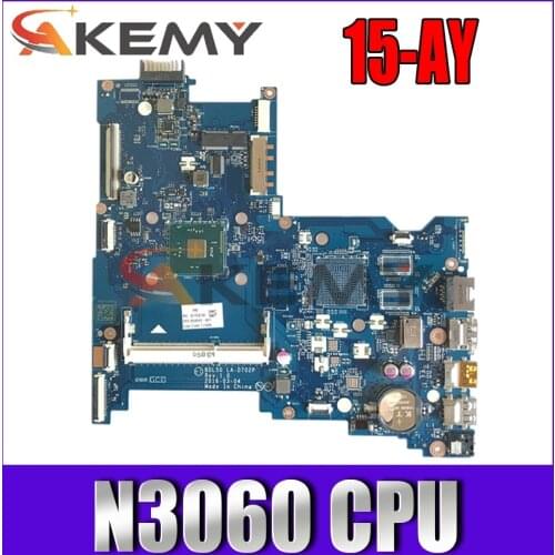 For HP 250 G5 15-AY BDL50 LA-D702P Laptop Motherboard CPU N3060 DDR3 100% Test Work