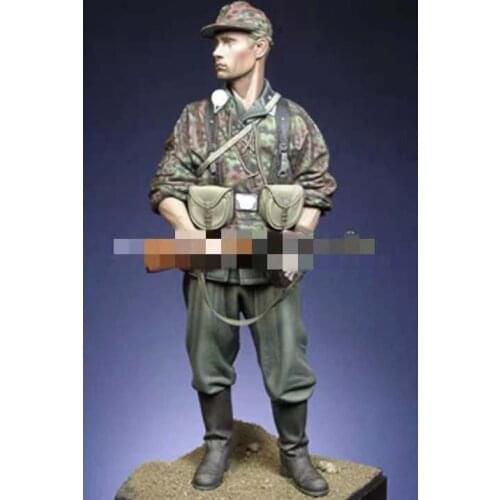 1:16 resin figure soldier model WWII double-headed skeleton division GK unassembled unpainted