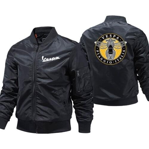 Vespa Jacket Mens Clothes streetwear mens bomber Jackets And Coat ropa hombre 5XL Large Size Clothes Thick aviator Jackets