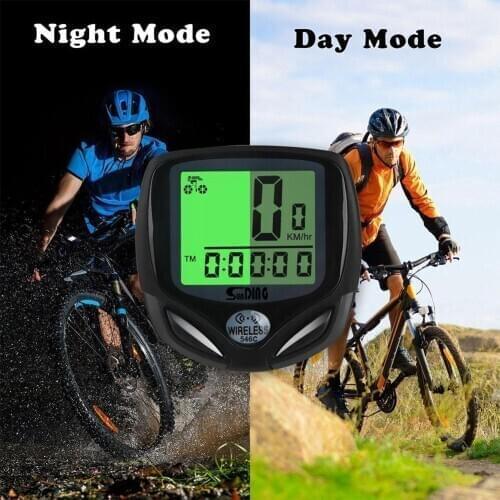 Multifunctions Bicycle Speedometer Odometer Backlight LCD Luminous Display MTB accessories