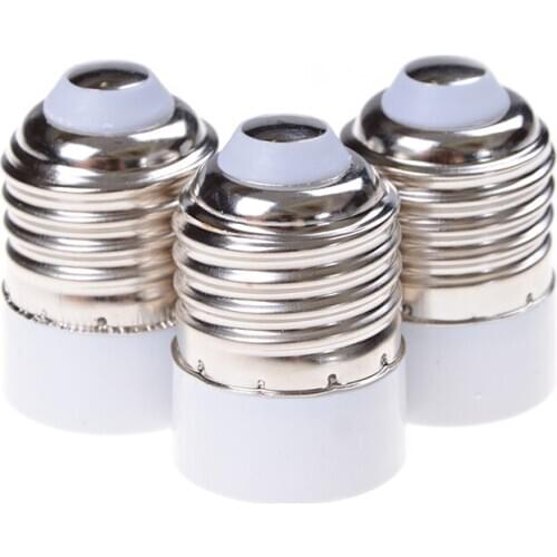 Socket Converter plastic Flame-retardant PBT Converter E14 to E27 Base Screw Light Lamp Bulb Holder Adapter