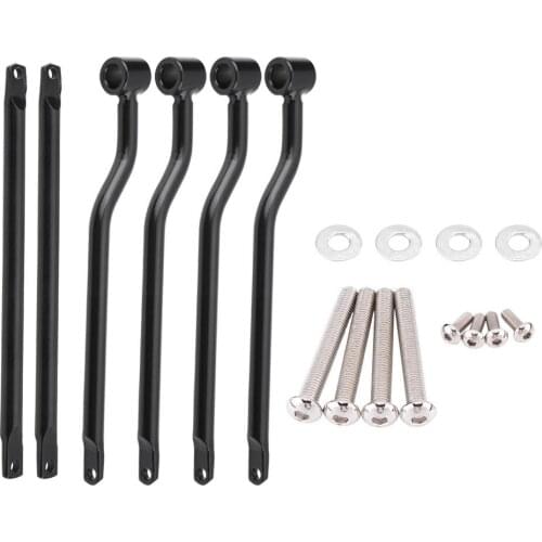 Saddlebag Support Bars Kit Motorcycle Saddlebag Support Bars Brackets for Harley Honda Suzuki Yamaha Kawasaki Black