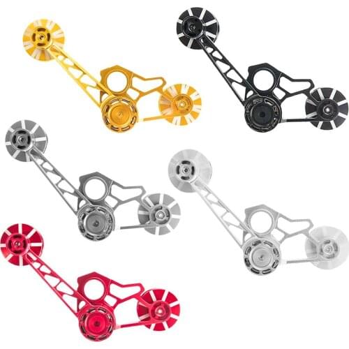 Bike Chain Tensioner Derailleur Rear Pulley Wheel Guide For Folding Bicycle
