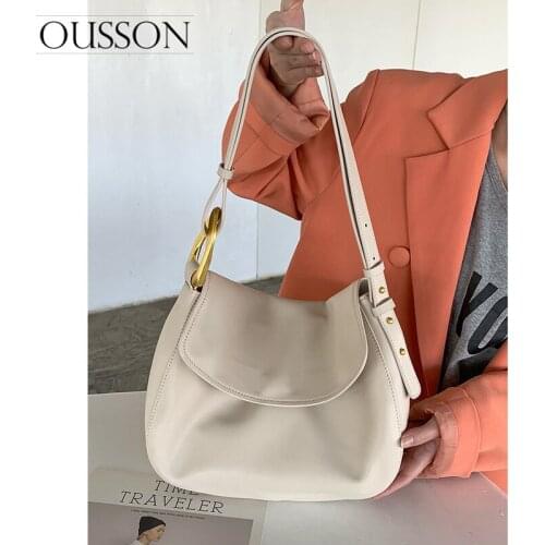 2021 New Handle Bag Exquisite Women Commuter Underarm Bag High Quality Leather Postman Bag Fashion Retro Crossbody Bag For Women
