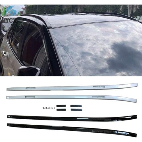 New Arrival Roof Bar Roof Rail Roof Rack For Toyota RAV4 2019,Black & Sliver.Thicken 7075 Aluminum Alloy,No Rust & Changed color