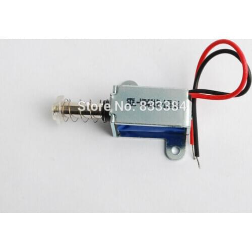 Wholesales 10pcs 3V-12V DC Miniature DC solenoid pull (suction) small electromagnet with spring Micro DC solenoid