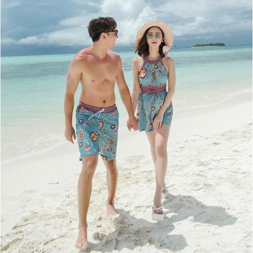 09 Couples board shorts woman beach short pants board shorts leisure swimwear Summer swimming trunks lovers swimsuit beach surf