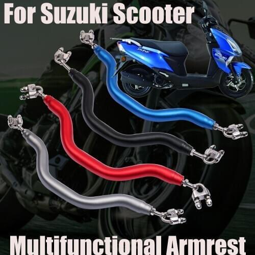For Suzuki UY125 USR125 UU125 UR110 T VS125 UD110 VF100 Motorcycle Child Passenger Armrest Grab Bar Grip Mobile Phone Holder