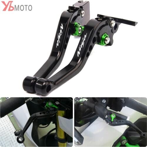 CNC Folding Extendable Motorcycle Brake Clutch Levers For NINJA300 300R Z300 2013-2018 NINJA250R 2008-2012 Z250SL 2016-2017
