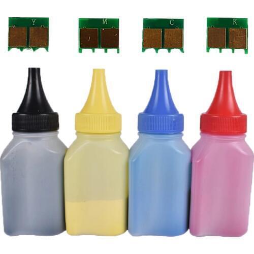 4pcs CRG-416 Color Toner Powder + 4 pcs chip Compatible FOR CANON LBP5050 LBP5050N MF8010CN MF8040CN MF8080CW MF8030CN printer
