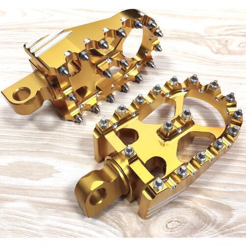 Gold Rotating Footpegs Custom Chopper Foot Pegs For Harley Dyna Sportster Touring 883