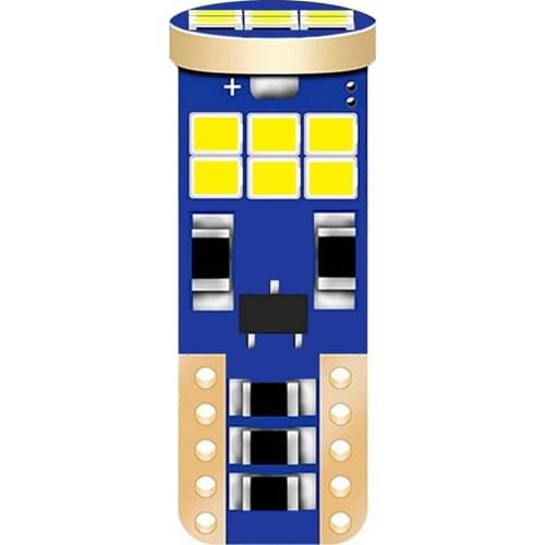 100Pcs New T10 W5W WY5W 194 Super Bright 2016 LED Bulbs Canbus No Error Car Interior Reading Dome Light Auto Parking Lamps 12V