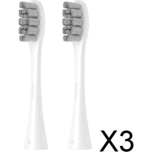 3xUniversal Replacement Brush Heads for Oclean Toothbrushes White
