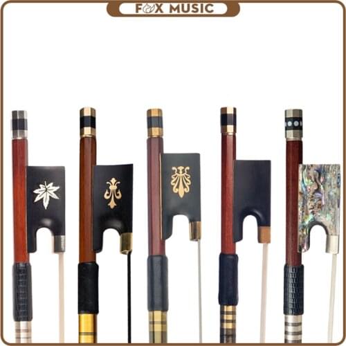 4/4 Violin Bow Round Stick Pernambuco Bow/IPE Bow/ Brazilwood Bow Selected Wood Well Balance Bow