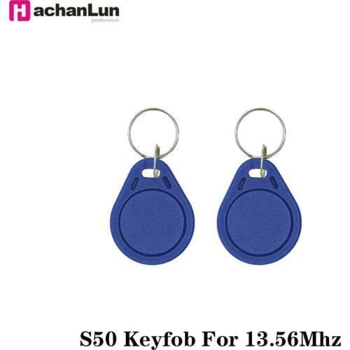 5/10pcs NFC IC 13.56MHz M1 S50 Badge Card Token Attendance Management Key Fobs Tags ABS Waterproof RFID Key Keychain