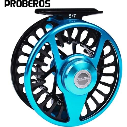 5/7-7/9-9/10 WT 3+1BB Fly Fishing Wheel Fly Fishing Reel Aluminum Fly Reel CNC Machine Left&Right Handle Casting New Pesca Peche