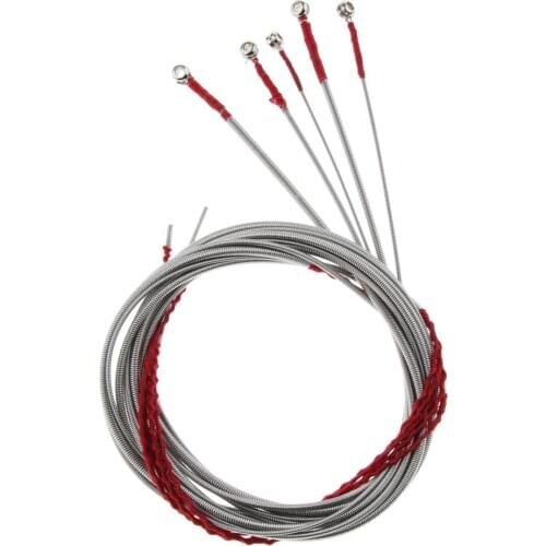 5pcs Electric Bass Strings for 5 String Guitar Bass Replacement Great Tone