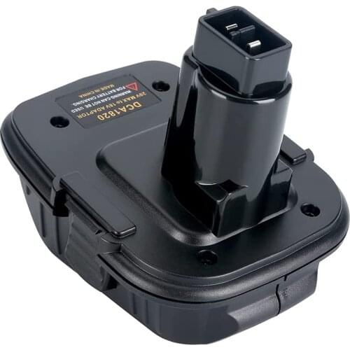 20V Battery Adapter DCA1820 for Dewalt 18V Tools Convert 20Volt Lithium On Battery DCB204 DCB205 for 18V NiCad and NiMh Battery