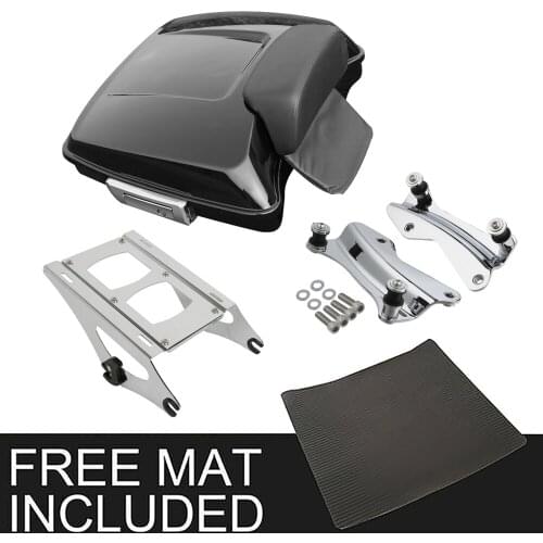 Motorcycle Razor Trunk Backrest Mount Rack&Docking Kit For Harley Tour Pak Touring Road Glide Electra Glide Road King 2014-2020