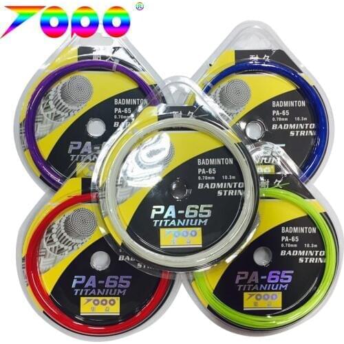 Free shipping(10pcs/lot)PA65/BG65 Badminton String/Badminton Racket /Badminton Racquet(10M)