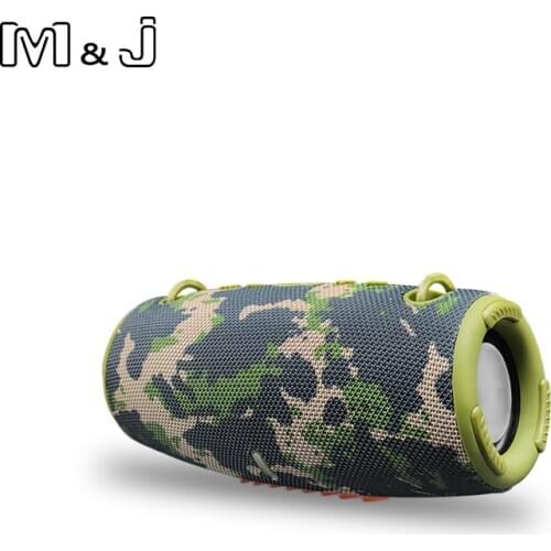 M&J XTREEM3 Bluetooth Speaker Bass Wireless Portable Column Subwoofer Soundbar FM Radio USB TF Mic Outdoor Waterproof Speakers