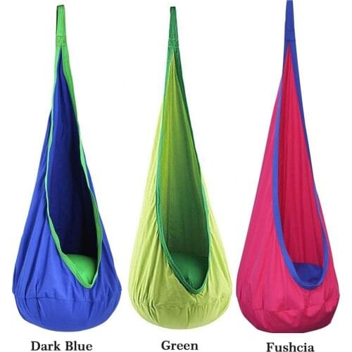 Kids Outdoor Indoor Swing Hammock Kids Pod Swing Child Soft Elastic Parcel Steady Seat Swing Hanging Chair Hammocks Funny Toy