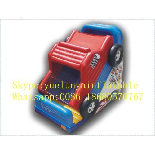 Factory direct Inflatable slide,Inflatable castle, red car slide KY-05