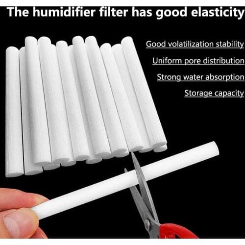 40 Pcs Humidifier Filter Replacement Cotton Sponge Stick for Humidifier USB Air Aroma Diffusers Mist Maker