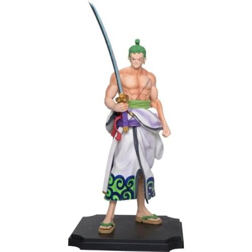 Anime One Piece Wano Kimono Roronoa Zoro Yamato Ver. PVC Action Figure Collection Model Toys Doll Gifts