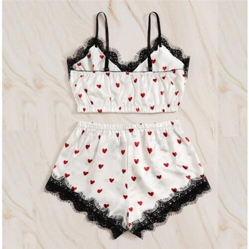 Women Bra Set New Girl Cute Satin Strap Lace Sexy Lingerie Summer Short Paragraph Soft And Comfortable Ladies Bra Set