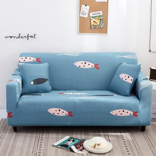 New Elastic Cover for Sofa Living Room Couch Cover Stretch Sofa Slipcover Furniture Canape Elastic Sofa Cover Cotton