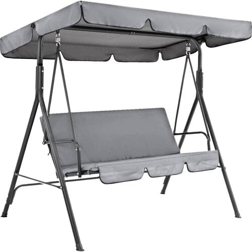 Hot Swing Chair Cover Outdoor Garden Patio Swing Chair Seat And Top Cover Sunshade Canopy Waterproof Replacement Chair Awning