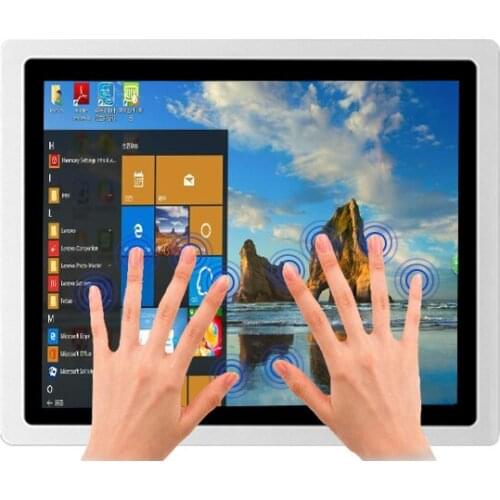 IP65 10 12 15 17 Inch Industrial Tablet pc all in one pc core i3 With Capacitive Touch Screen for Windows 10 pro Linux