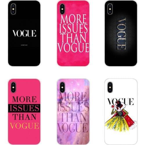 Brand New More Issues than Vogue For Xiaomi Redmi 4A S2 Note 3 3S 4 4X 5 Plus 6 7 6A Pro Pocophone F1 Transparent TPU Case Cover