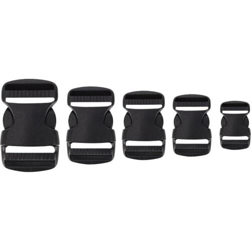 5pcs Adjustable Side Quick Release Buckles Molle Tactical Backpack Belt Bag Plastic Hardware Dual Fasten Parts Strap Webbing new