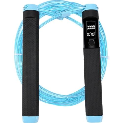Bearing Resistance-Free Test One Minute Rope Skipping Number Electronic Count Steel Wire Jump Rope Kangdu Kyto2109b