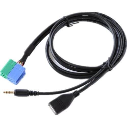 USB AUX Cable Audio MP3 Wiring Adapter for Kia Sportage