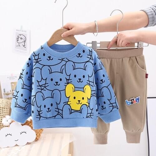 2021 Spring Baby Girls Clothing Sets Autumn infant Toddler Clothes Outfit Casual Kids Tracksuit For Boys Children Clothing Suit