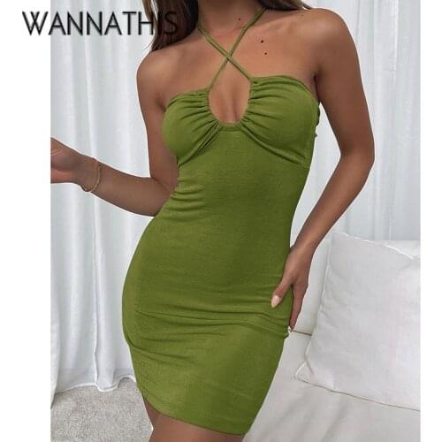 WannaThis Colored Summer Dresses