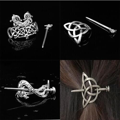 Women Hair Accessories Hollow Exquisite Hair Sticks Headdress Hairpin Dragon Hair Ornaments for Female Hair Clip